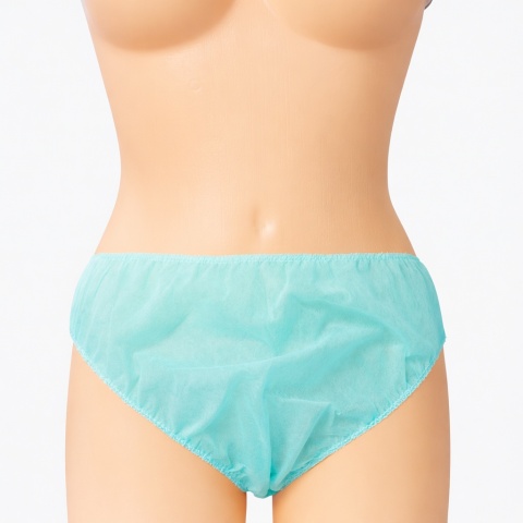 Majtki jednorazowe unisex zielone 10 szt